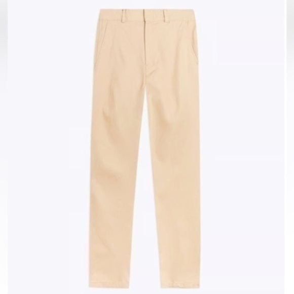 Lacoste Live Standar Men's Pants size 32 khaki 100% cotton chino F - Picture 1 of 10